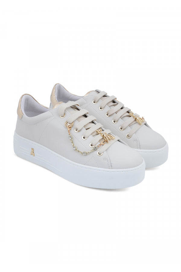 PPJ305.02 PATRIZIA PEPE 02 Offwhite/Platino