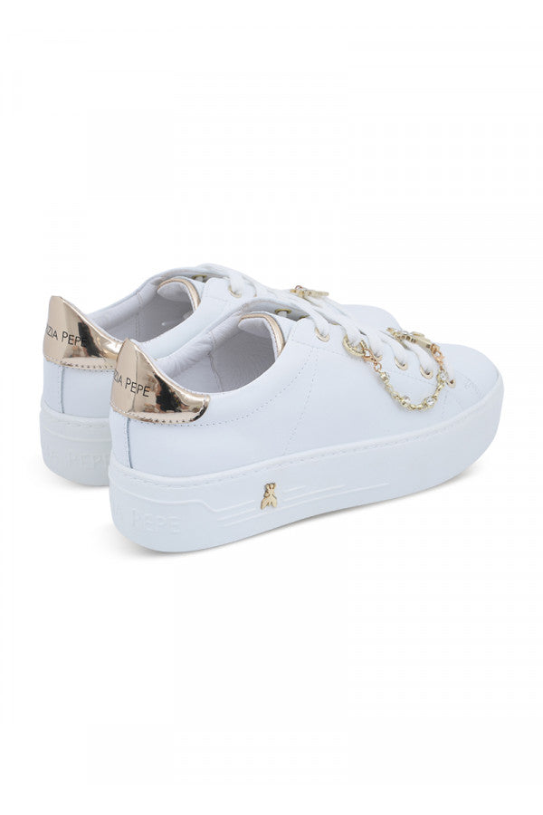 PPJ305.27 PATRIZIA PEPE 27 Bianco/Platino