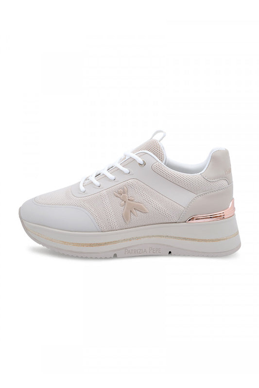 PPJ316.02 PATRIZIA PEPE 02 Offwhite/Platino