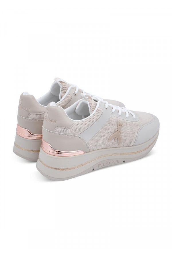 PPJ316.02 PATRIZIA PEPE 02 Offwhite/Platino