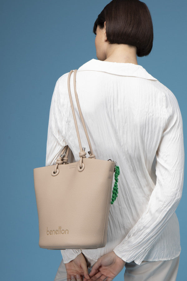 502538-Shoulder Bag (35*27*14) Skin color-BNT1502