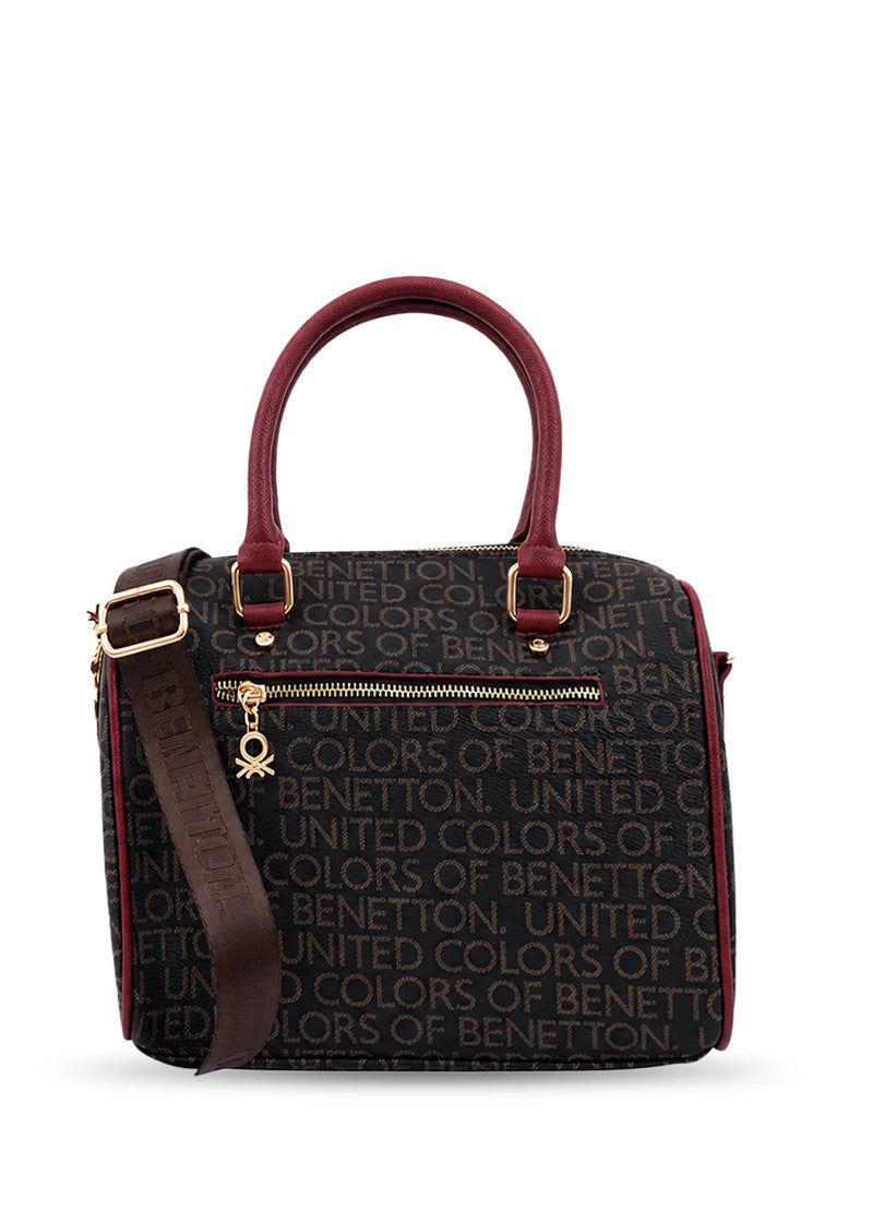 503121-Hand Bag (23*18*9) BROWN/WINE-BNT1668