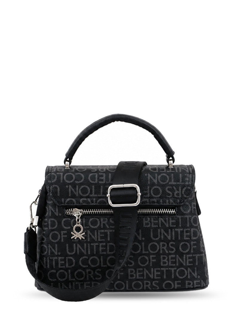 503122-Hand Bag (20*15*11) BLACK/GREY-BNT1691