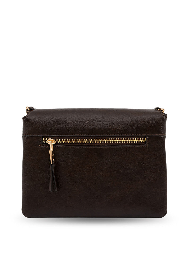 503100-Shoulder Bag (22*16*7) COFFEE-SLY242