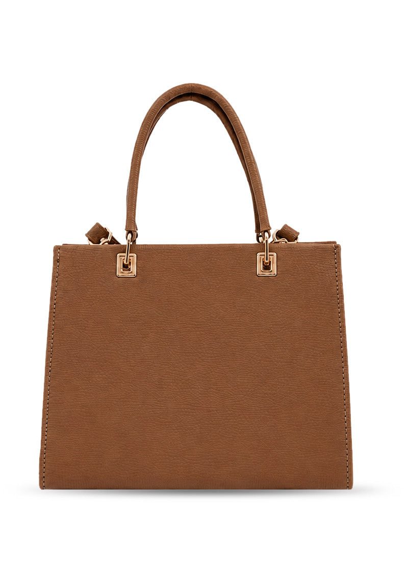 503111-Shoulder Bag (22*15*6) CAMEL-SLY286