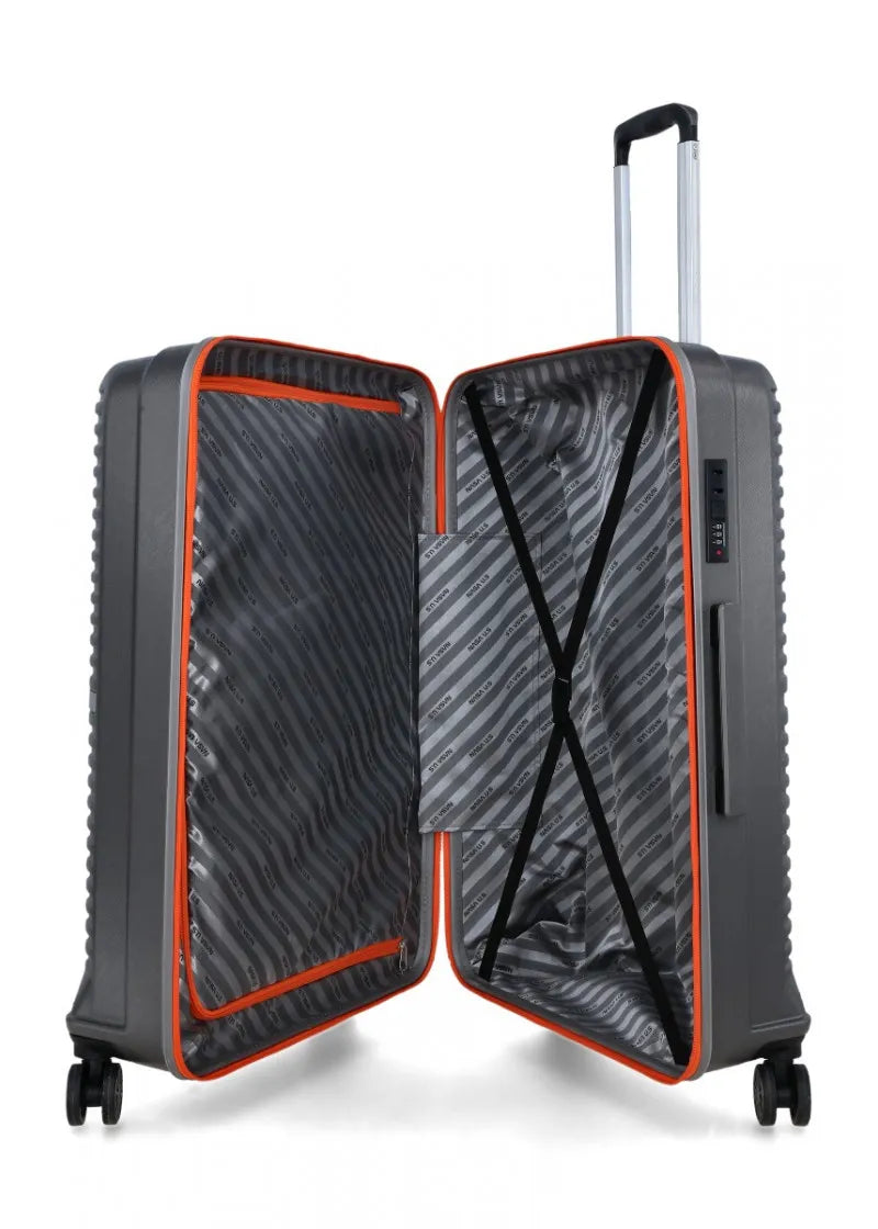 500541-SUITCASE-28 (75*46*30 cm) DK.GREY GENZ3019-28