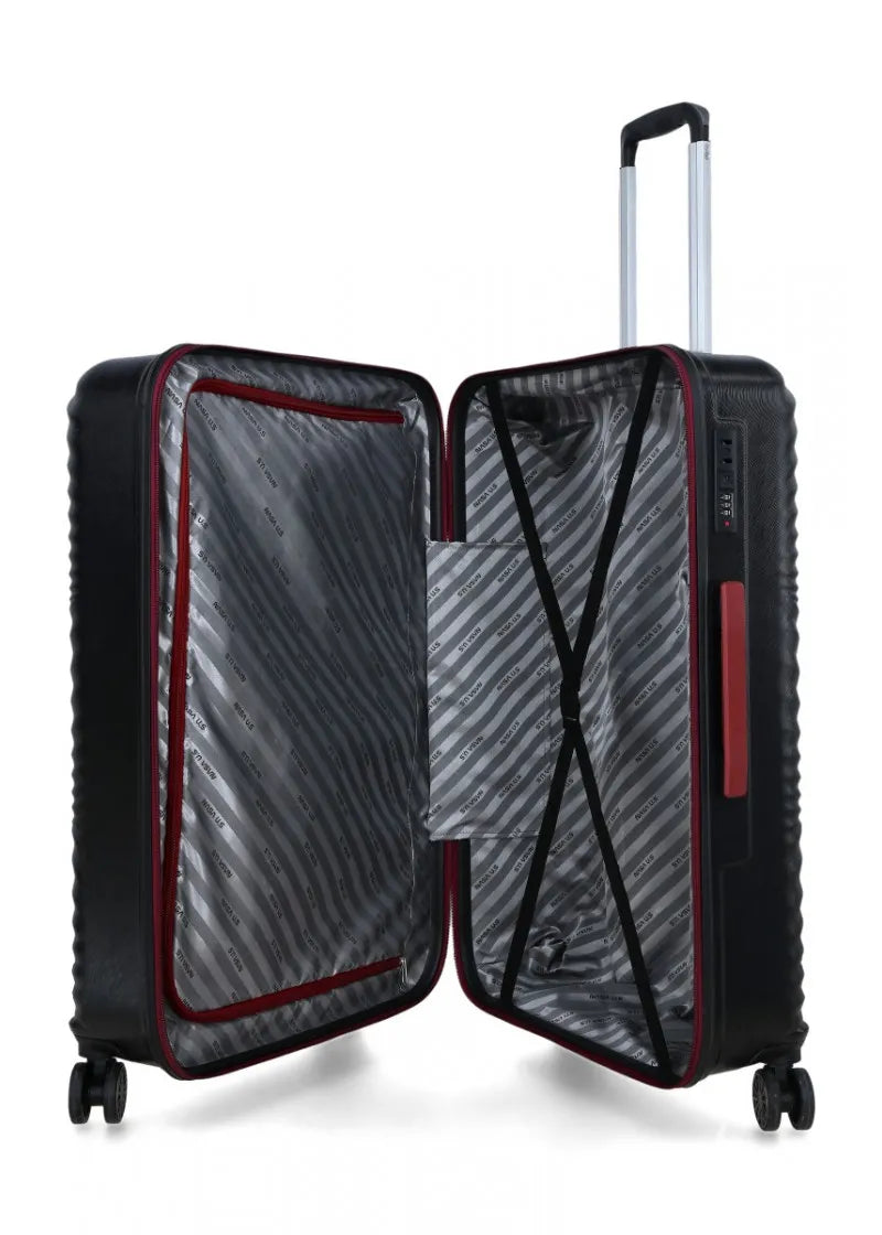 500546-SUITCASE-28 (75*46*30 cm) BLACK SAHARA3010-28