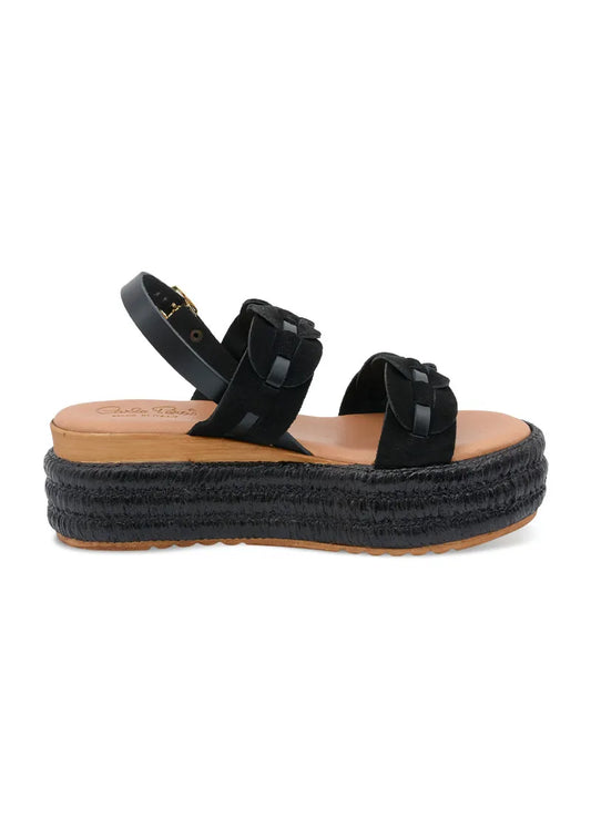 5696 PERA CARLO SUEDE BLACK/ LEATHER BLACK