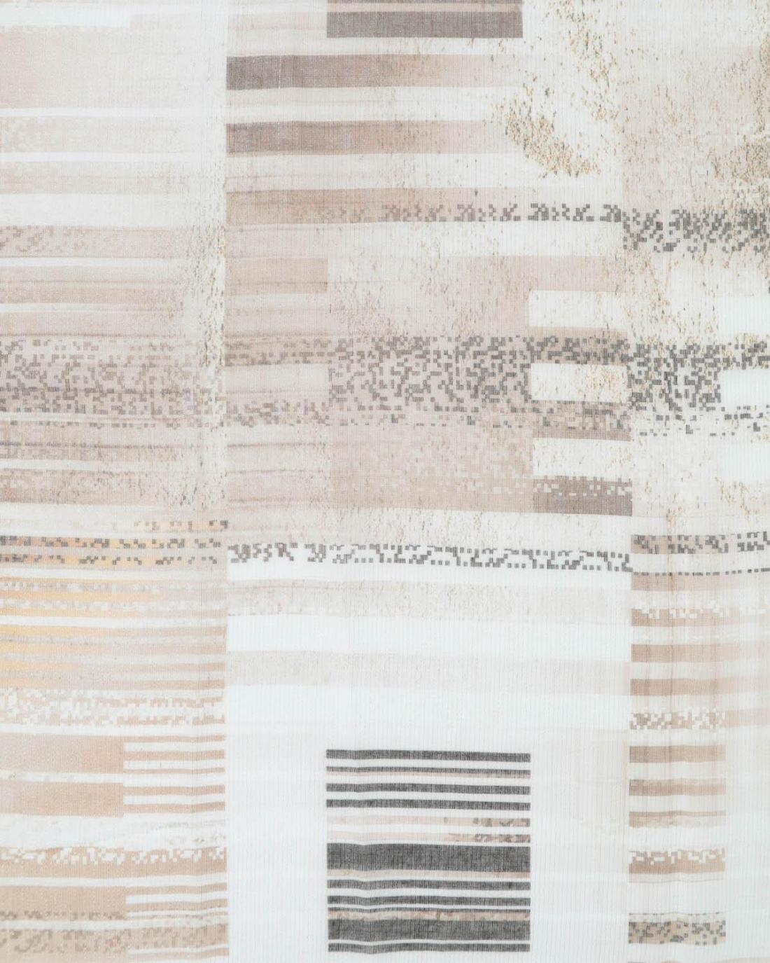 502756MCH-SCARF (85X180) BEIGE 29373