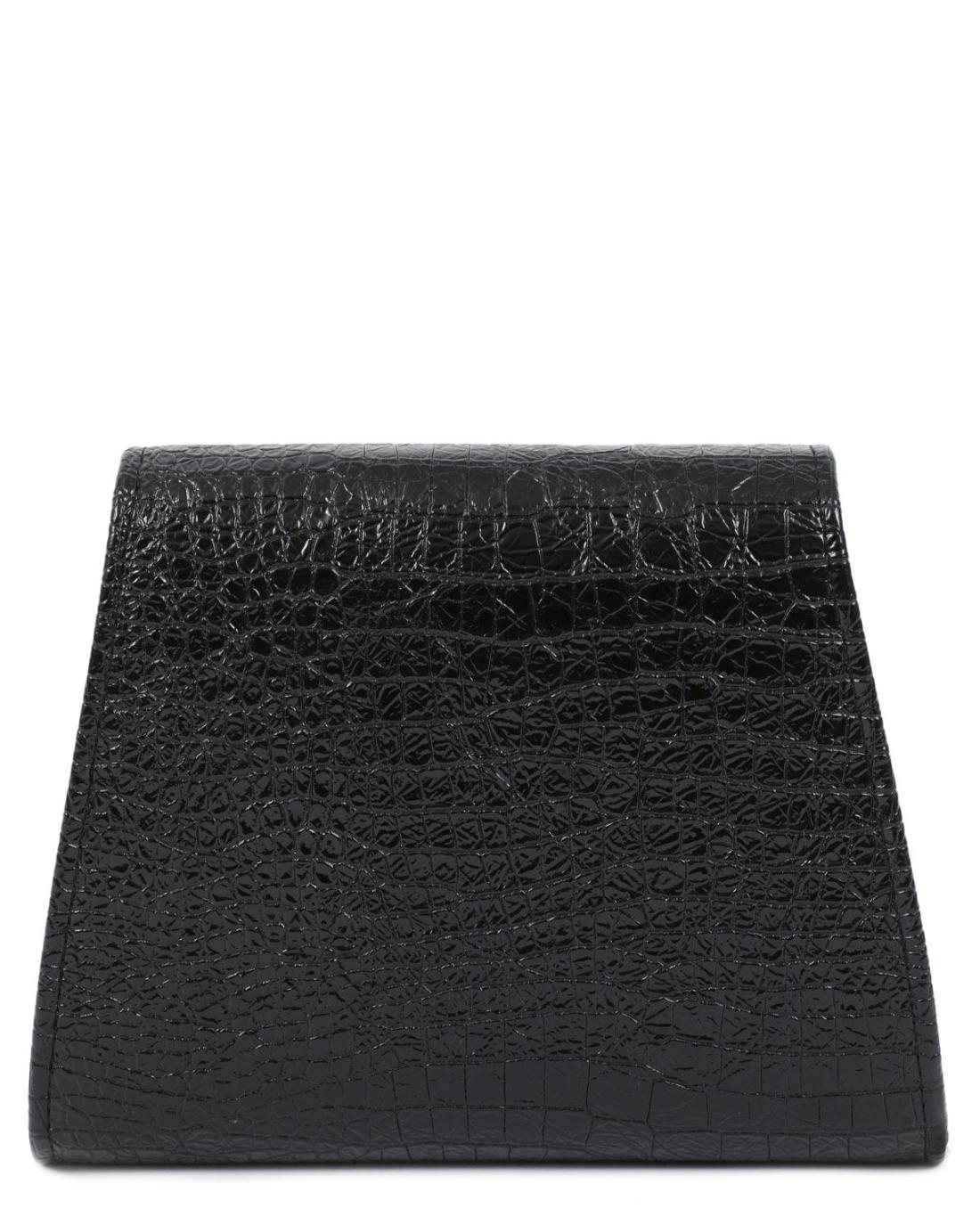 502605MCH-EVENING BAG (20X15) BLACK 23107