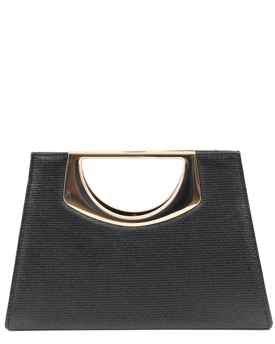 502634M-EVENING BAG (29.5X19.5X8.5) BLACK 23181