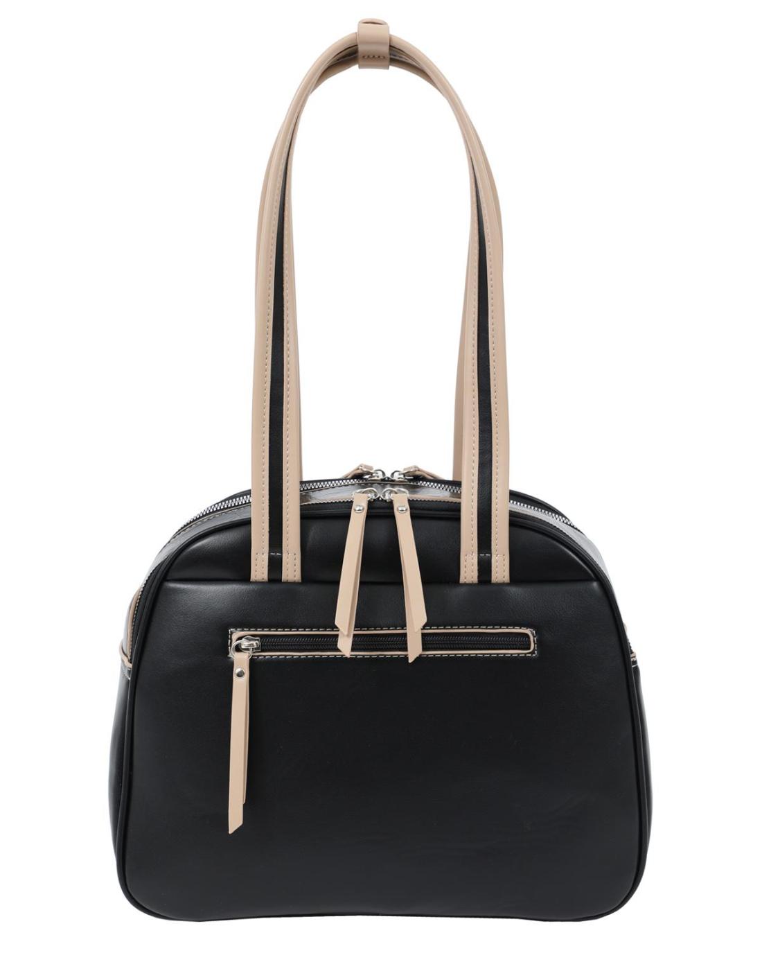 502651MH-SHOULDER BAG (32X26X13) BLACK 23555