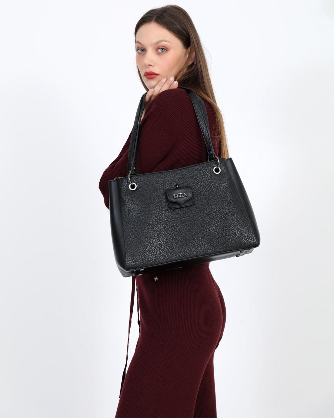 503344H-SHOULDER BAG (37.5X24X12) BLACK-23918
