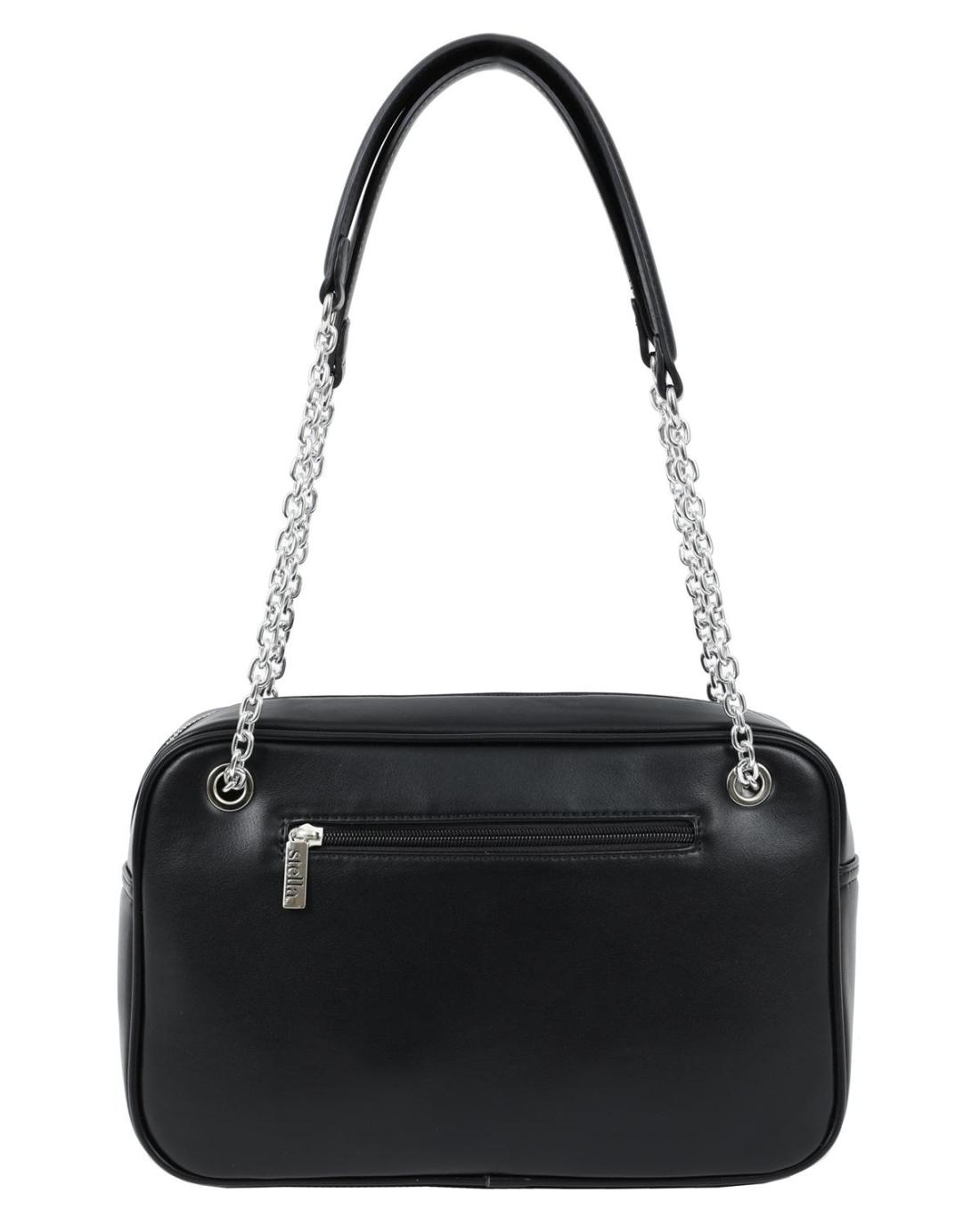 502920MC-SHOULDER BAG (32X20X9.5) BLACK 23611