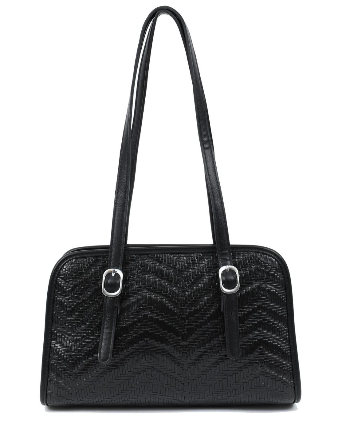 502618MH-SHOULDER BAG (30.5X20X11) BLACK 23323