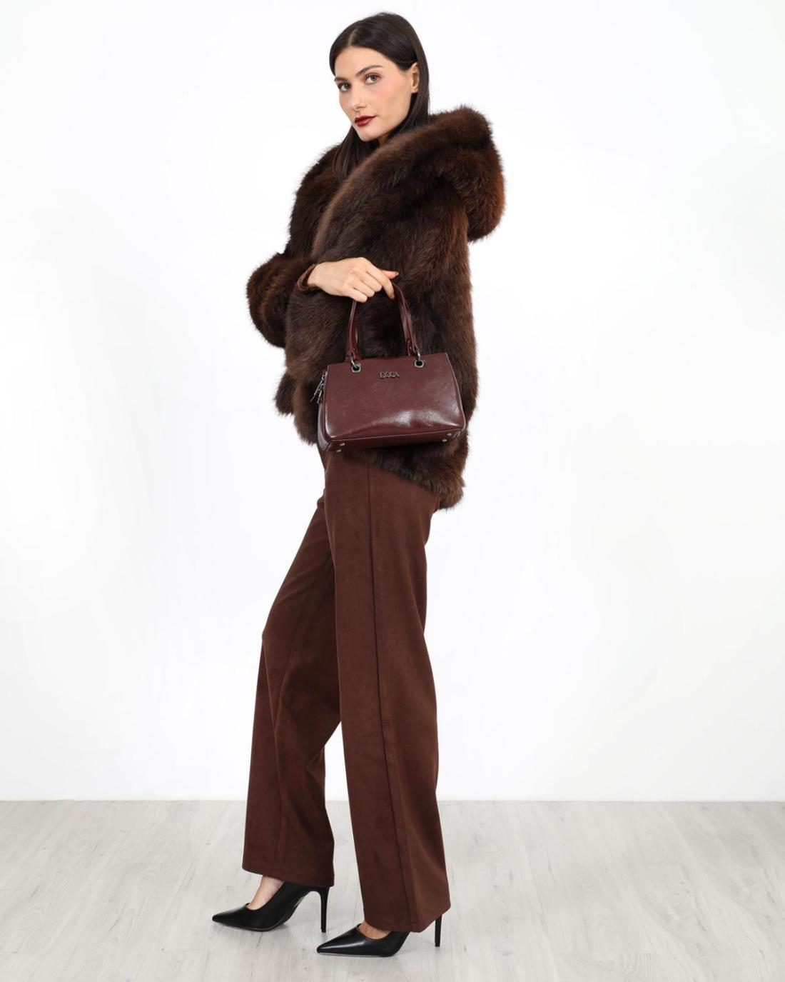 104774-CROSSBODY BAG (24X15.5X10.5) BURGUNDY-24067