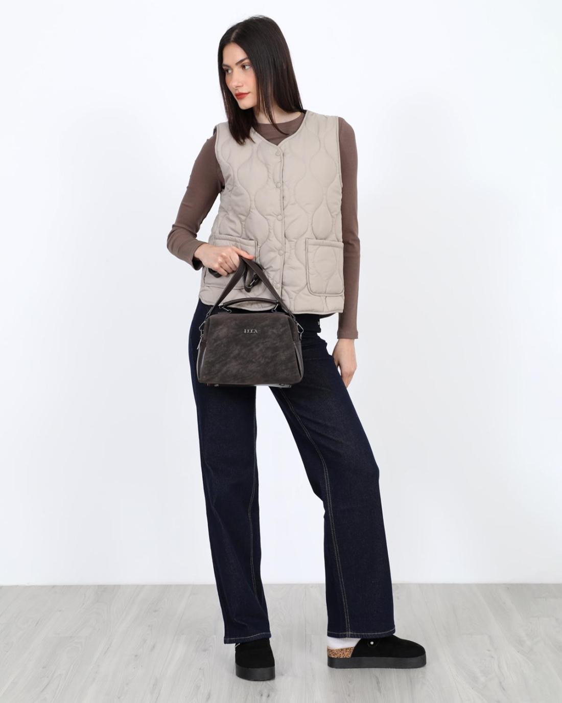 503311H-CROSSBODY BAG (26X20X11) BROWN-23968