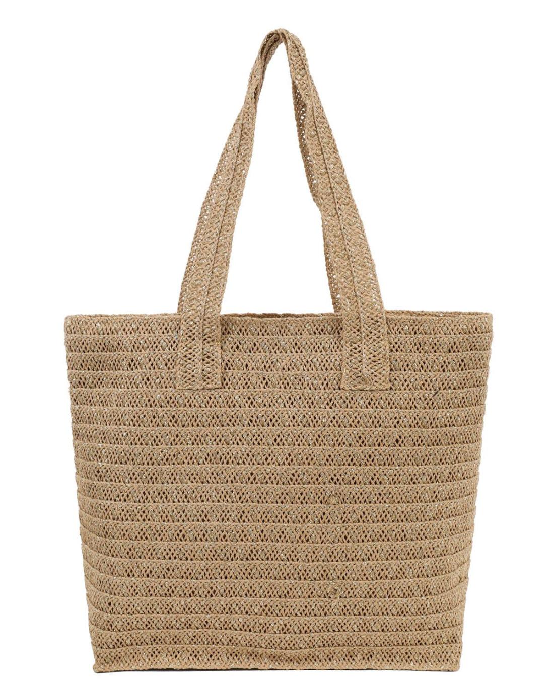 502924M-SHOULDER BAG (46X36) BEIGE/GOLD 23410