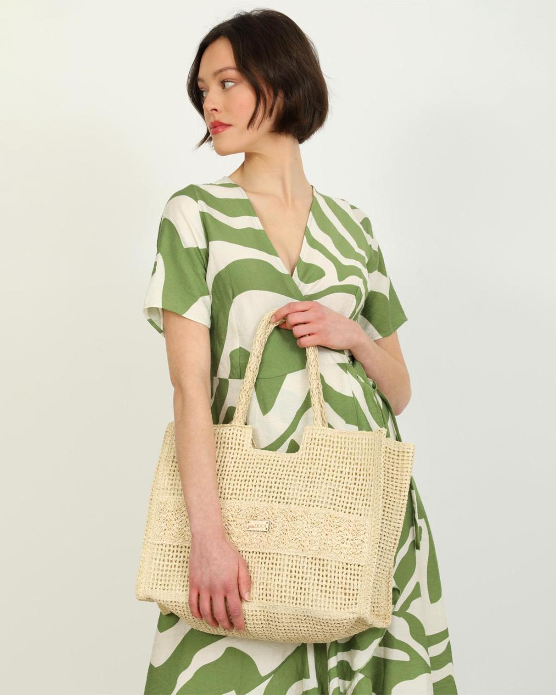 502937M-SHOULDER BAG (40X30X16) BEIGE 23458