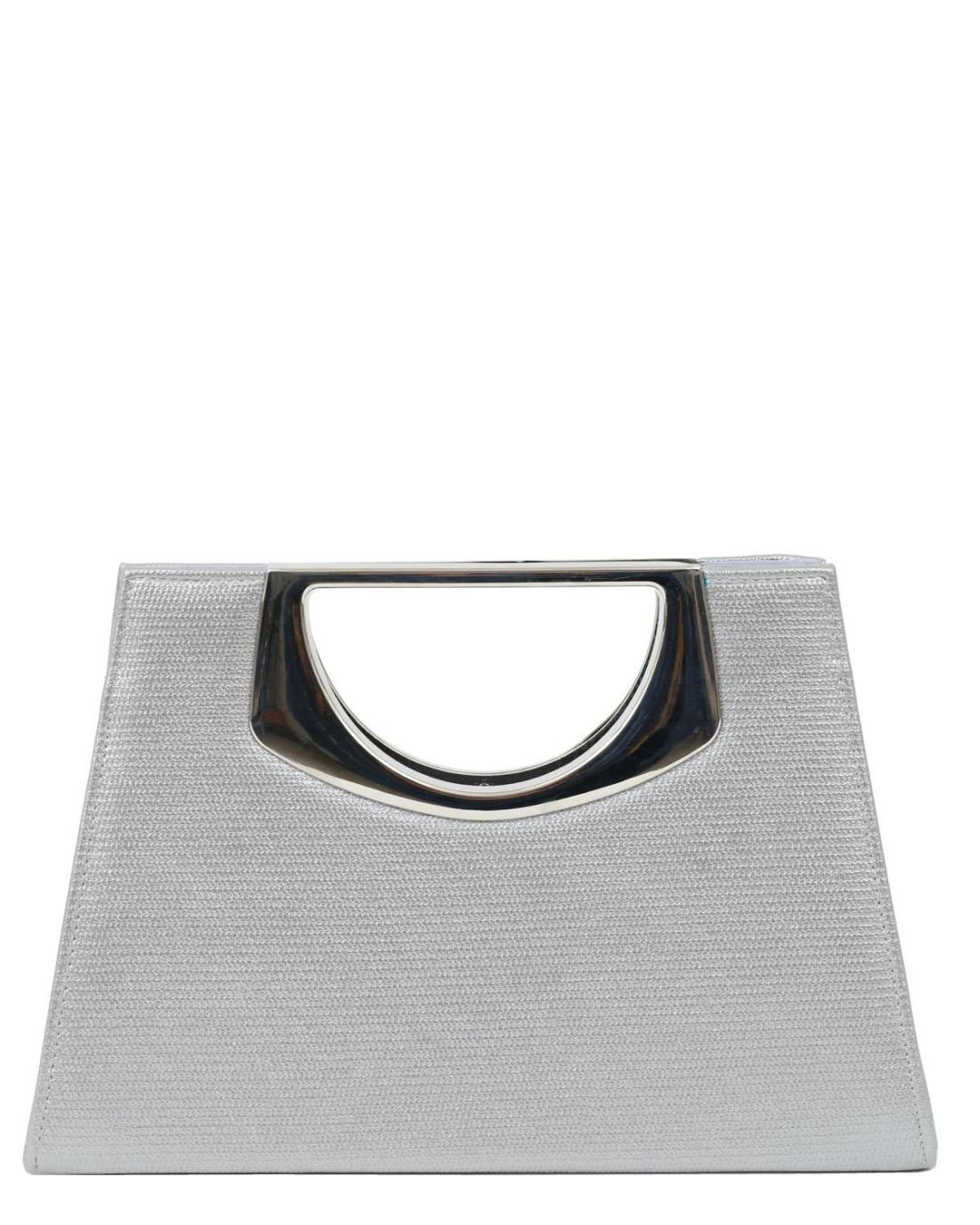 502635M-EVENING BAG (29.5X19.5X8.5) SILVER 23183
