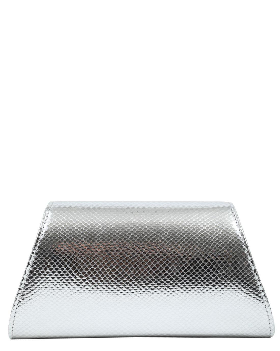502727MH-EVENING BAG (24X17X13) SILVER 23163