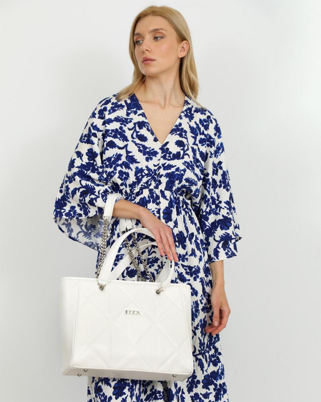 502792M-SHOULDER BAG (27X17X10) WHITE 23469
