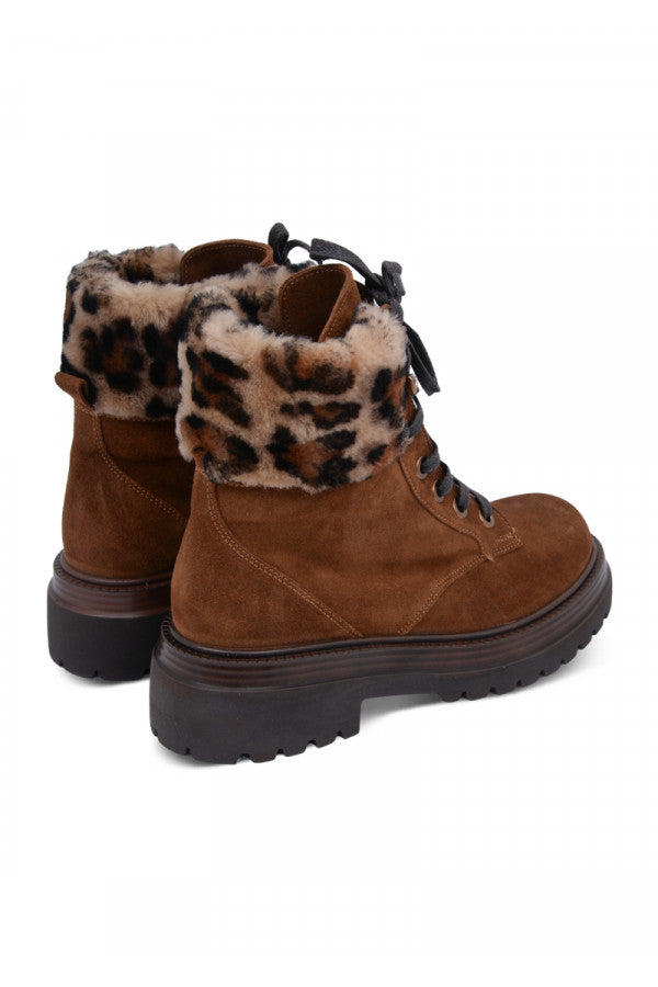 612510-PIXY TAN SUEDE-LEOPARD FUR