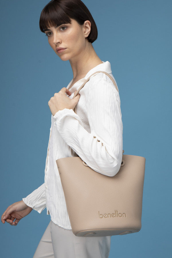 502538-Shoulder Bag (35*27*14)  Skin color-BNT1502