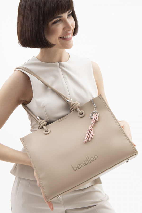 502541-Shoulder Bag (33.5*25.5*9)  Skin color-BNT1513