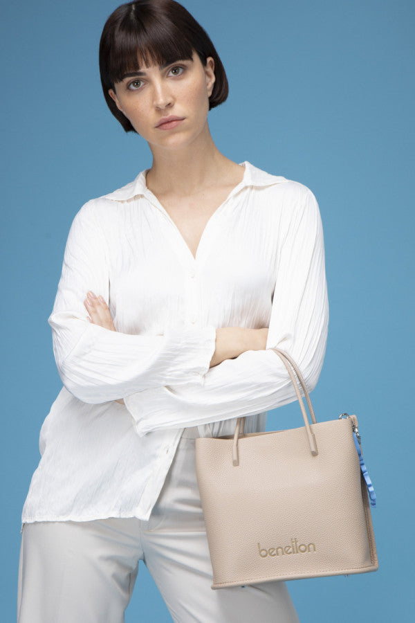 502542-Shoulder Bag (24*22*8)  Skin color-BNT1535