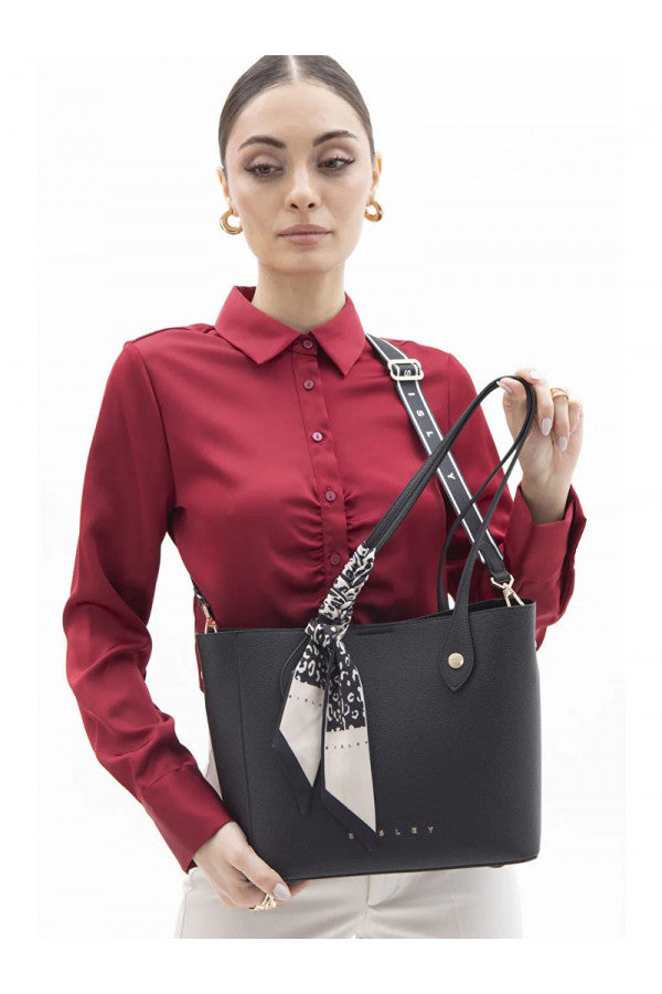 502551-Shoulder Bag (36*10*25)  Black-SLY165