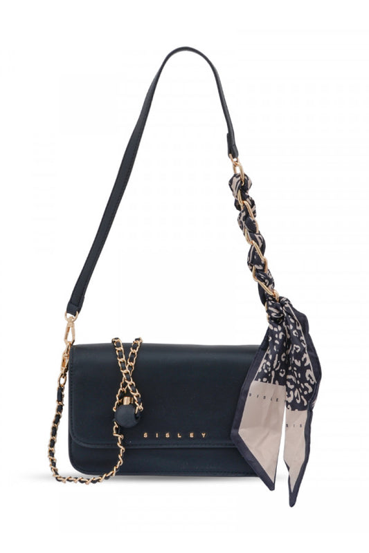 502555-Crossbody Bag (22*7*15) Black-SLY187