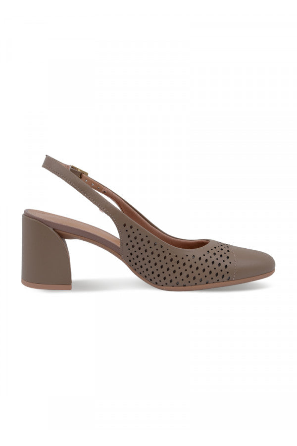 AO07004-006 SLINGBACK LEATHER TAUPE USAFLEX