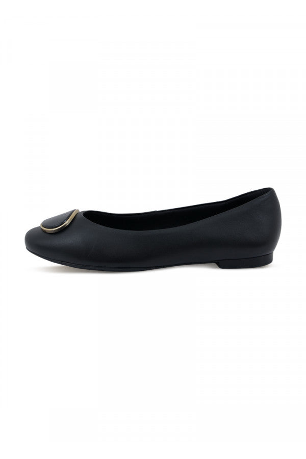 UD08002-005 BALLERINE LEATHER BLACK USAFLEX