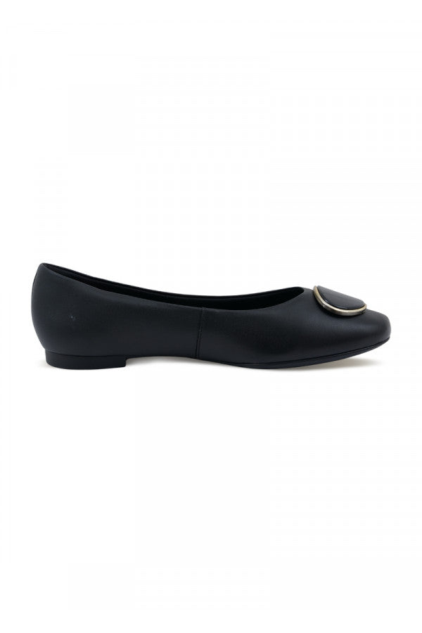 UD08002-005 BALLERINE LEATHER BLACK USAFLEX