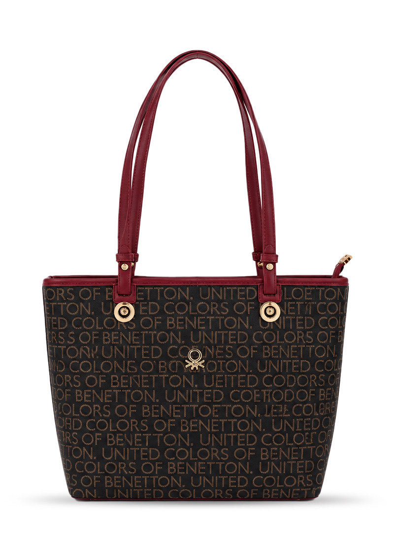 503120-Shoulder Bag (38*28*12)  BROWN/WINE-BNT1646