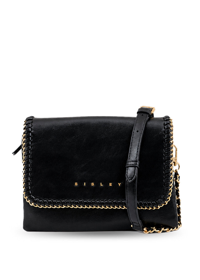 503100-Shoulder Bag (22*16*7)  BLACK-SLY242