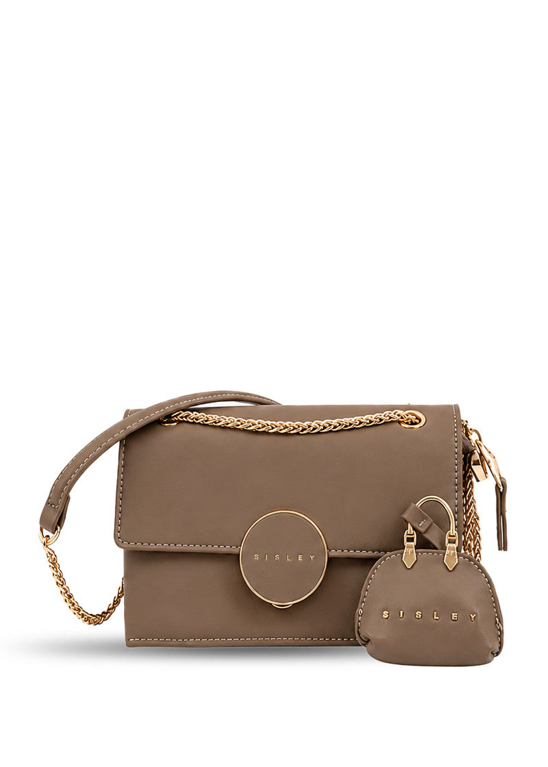 503106-Crossbody Bag (20*14*7)  TAUPE-SLY262