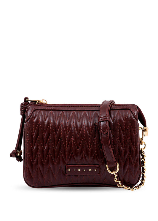 503108-Crossbody Bag (20*14*8) BURGUNDY-SLY276