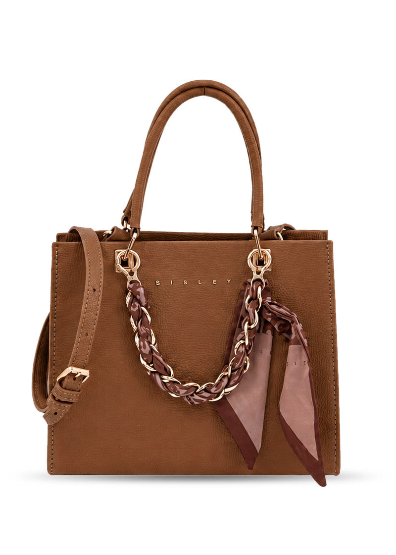 503111-Shoulder Bag (22*15*6)  CAMEL-SLY286