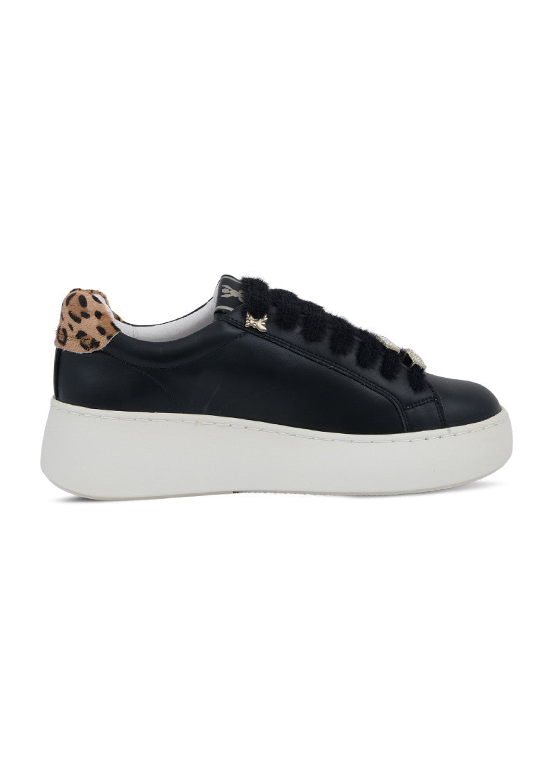 PPJ416.31 VITELLO NERO / PONY LEOPARD PATRIZIA PEPE