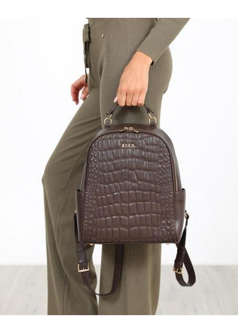 104940-BACKPACK   (27X37X12)  BROWN-24107