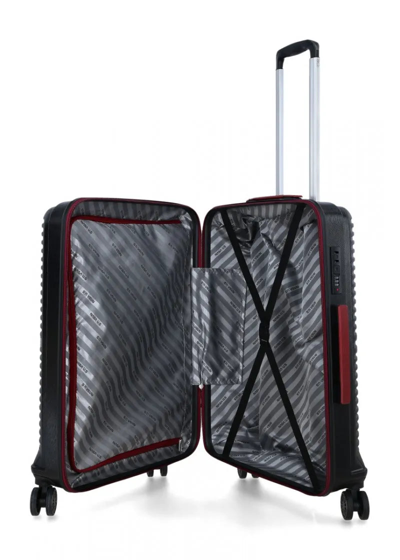 500540-SUITCASE-24 (65*40*26 cm)  BLACK GENZ3019-24