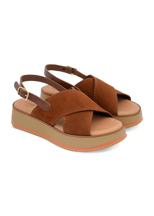 5635 PERA CARLO SUEDE BROWN/LEATHER TAISS CUERO (BROWN VERSION)