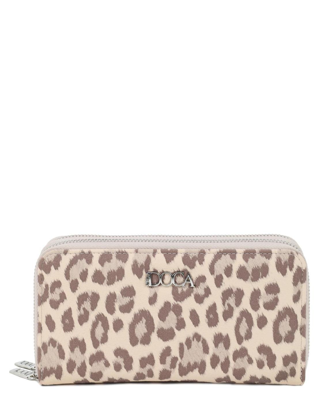 502711M-WALLET (19X10)  BEIGE/BROWN 67689