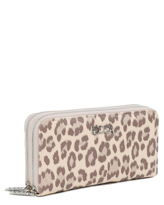 502711M-WALLET (19X10) BEIGE/BROWN 67689