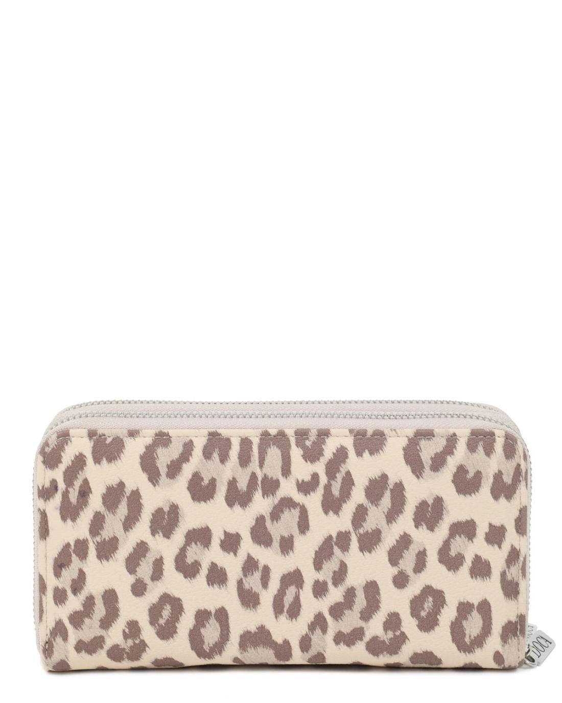 502711M-WALLET (19X10)  BEIGE/BROWN 67689