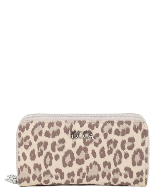502711M-WALLET (19X10) BEIGE/BROWN 67689