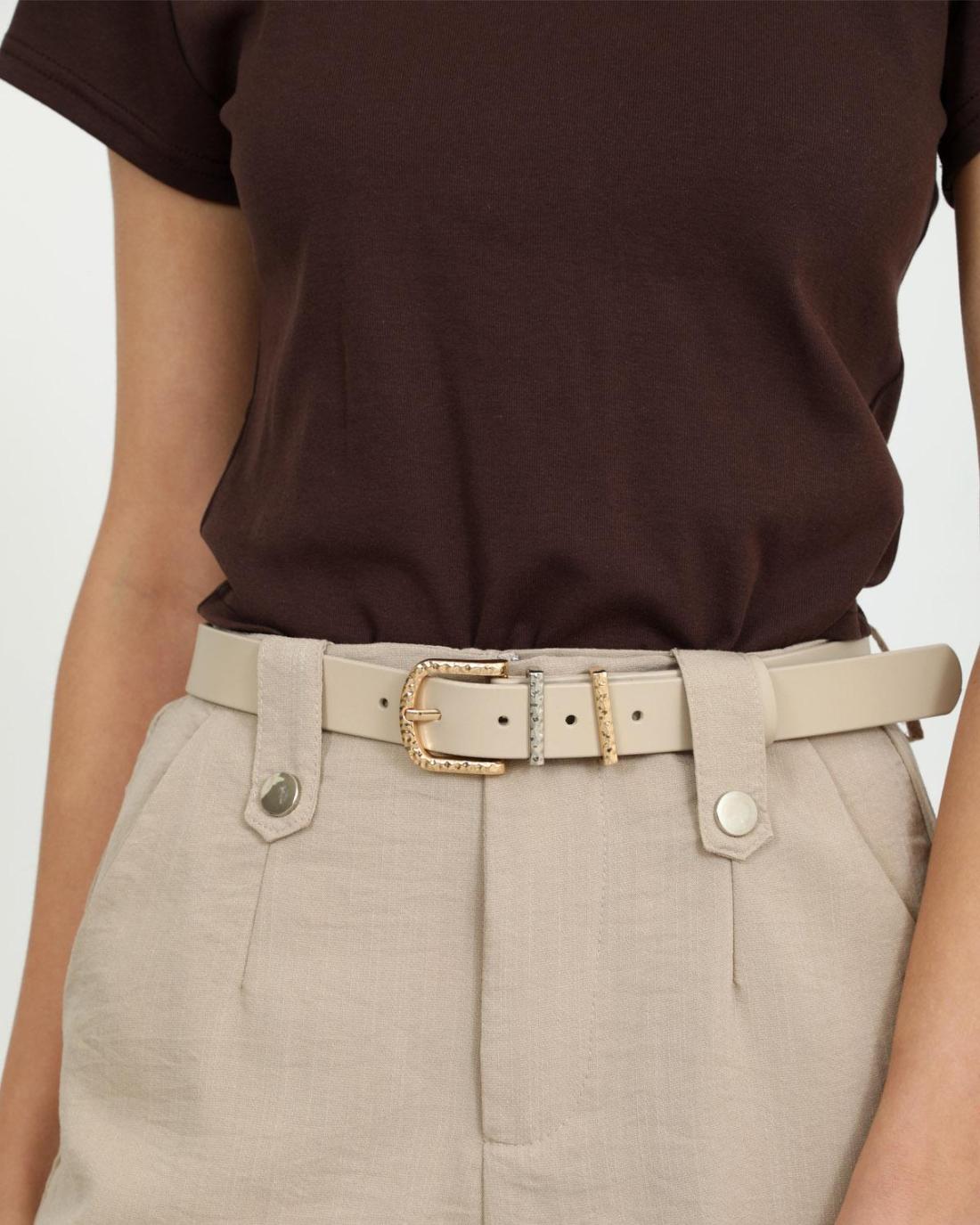 502564MCH-BELT  BEIGE 55989