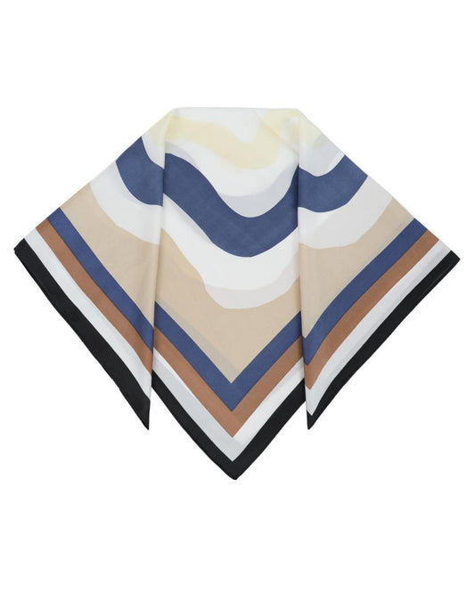 502671MCH-SCARF (70X70)  BLUE 29389